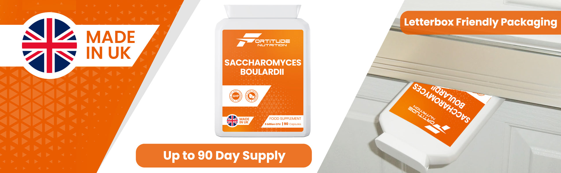 Saccharomyces Boulardii Supplements In Letterbox Friendly Packaging