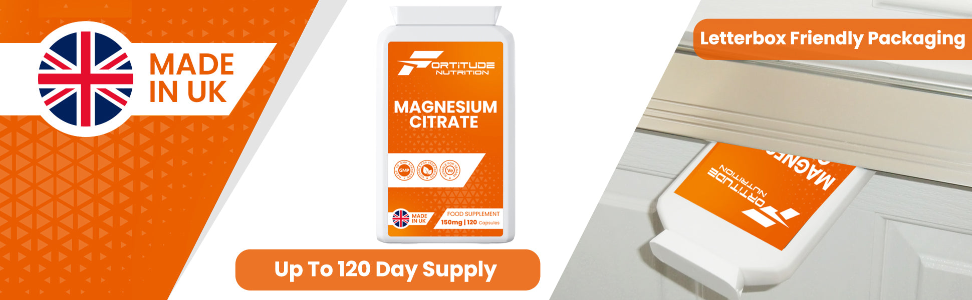 Magnesium Citrate Supplements In Letterbox Friendly Packaging