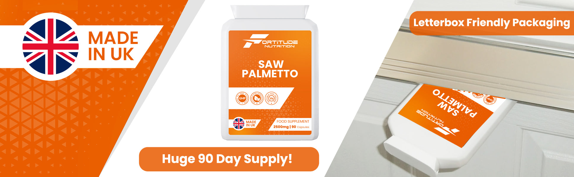 Saw Palmetto Supplements In Letterbox Friendly Packaging