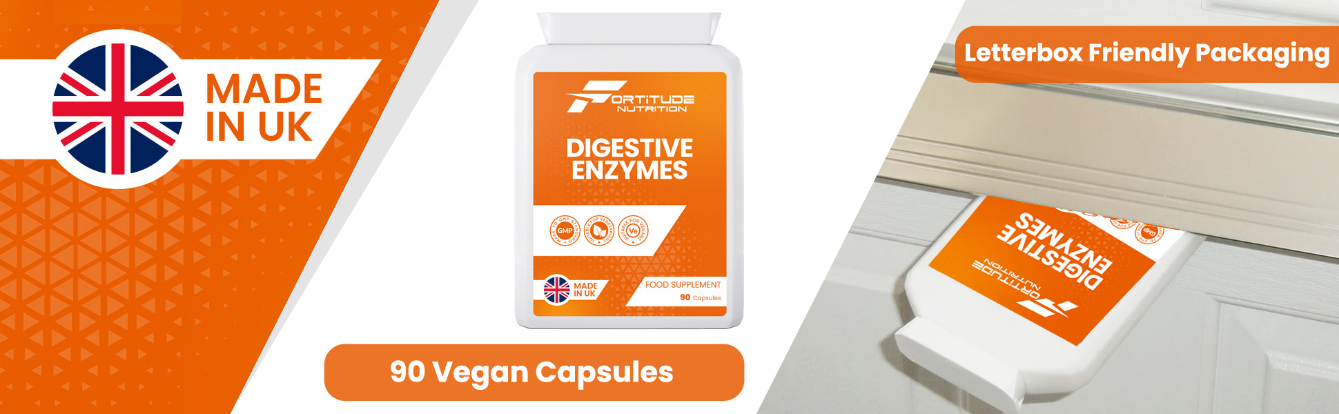 Digestive Enzyme Supplements In Letterbox Friendly Packaging