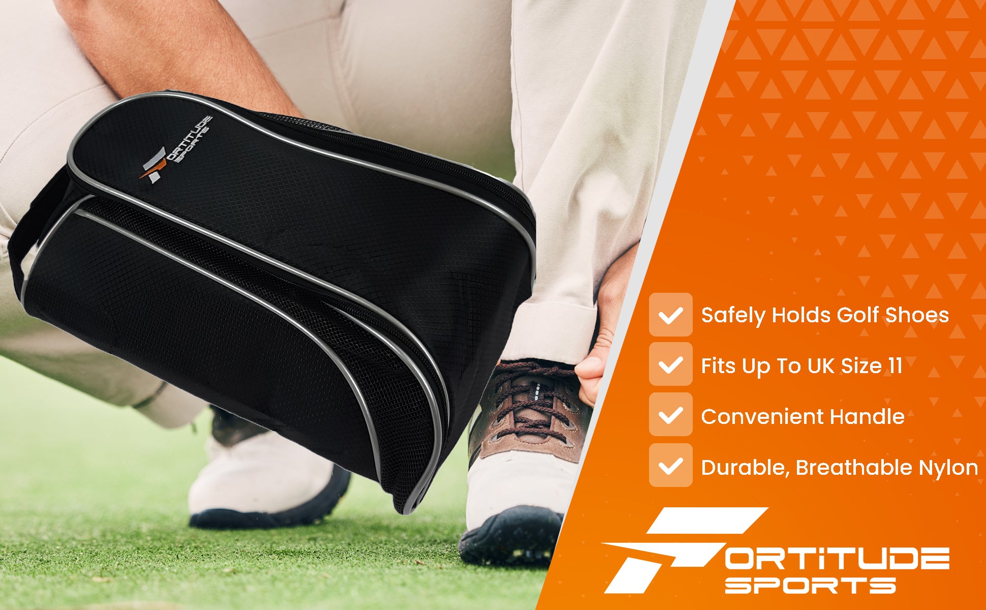 Fortitude Sports Golf and Sports Shoe Bag