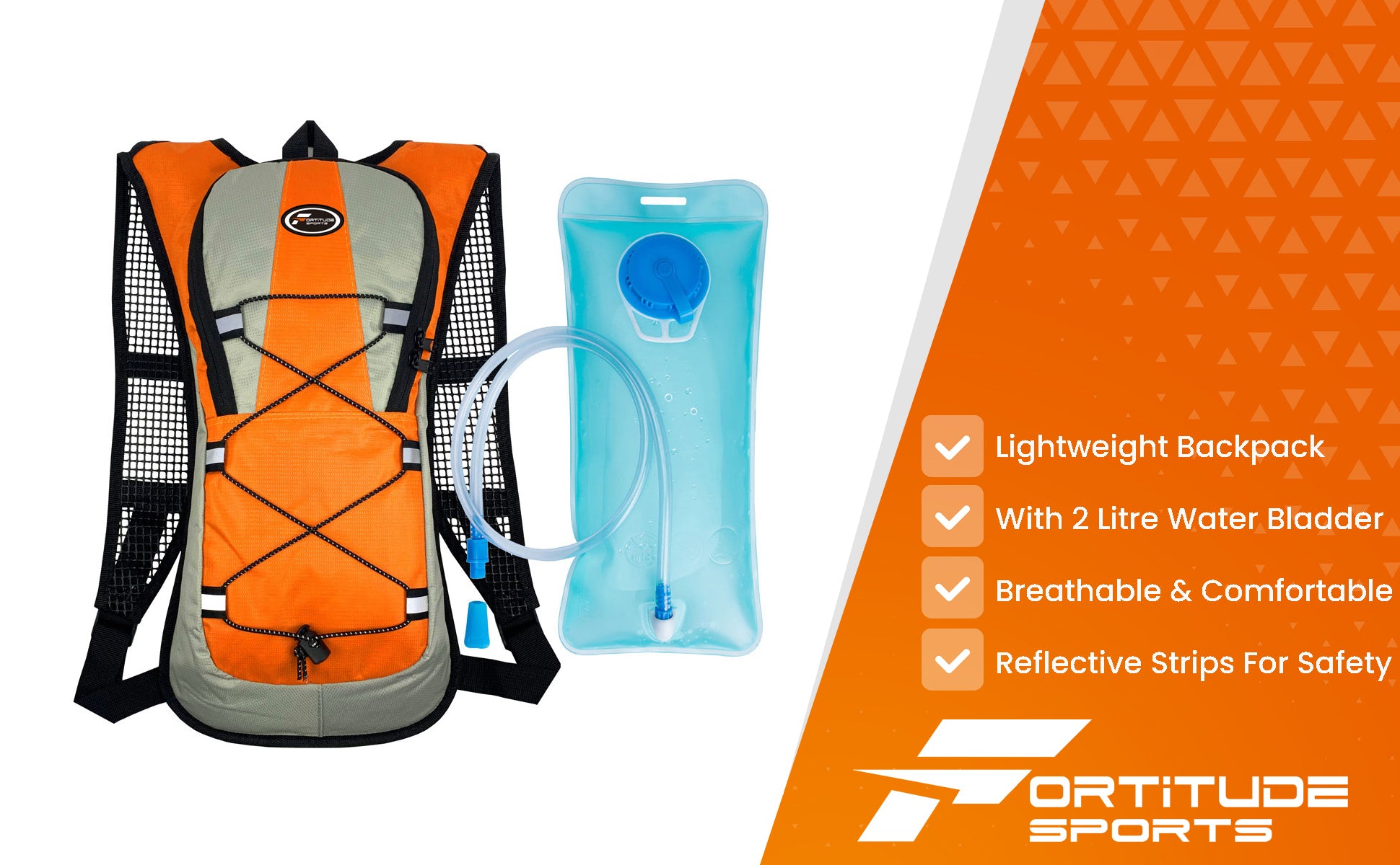 Fortitude Sports Running Vest Hydration Pack Benefits