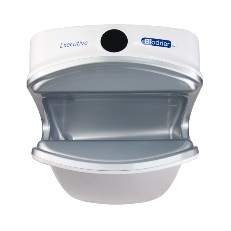 Biodrier Executive white hand dryer in top down view