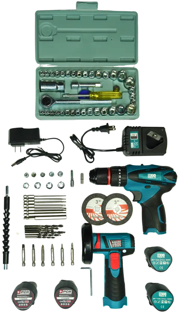 Imagen del combo y accesorios