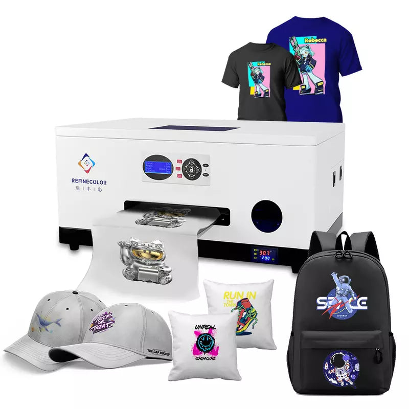 DTF Printer cf1 330mm A3 DTF Printer XP600 T-shirt Printing Machine Heat Transfer To Fabrics