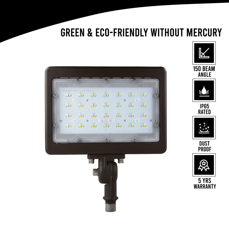 50W - LED Garden Yard Knuckle Mount Flood Light - Ramgeneralsupply product image