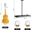 Glass Guitar Decanter & Glasses Set