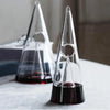 Double Pyramid Waterfall Decanter