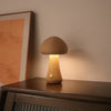 Wooden Mushroom Lamp