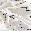 White Abstract Bedding Set