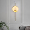 Gold Moon Wall Light