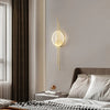 Gold Moon Wall Light