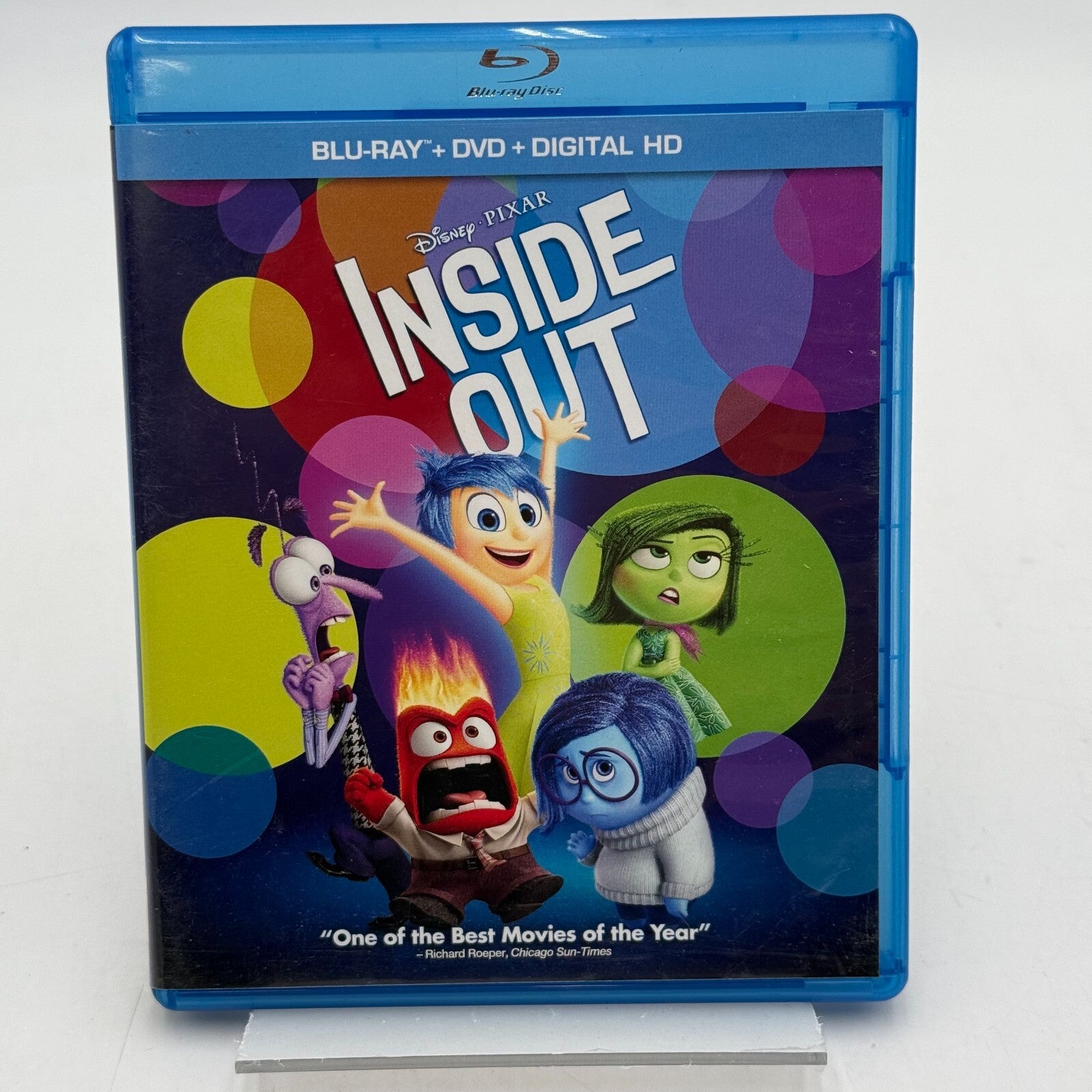Inside Out Disney Pixar Movie 3 Disc Combo Set DVD & Blu-ray + Extras NO DIGITAL