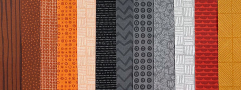 Animal Kingdom fabric collection - tone on tone blenders in warm neutral colors