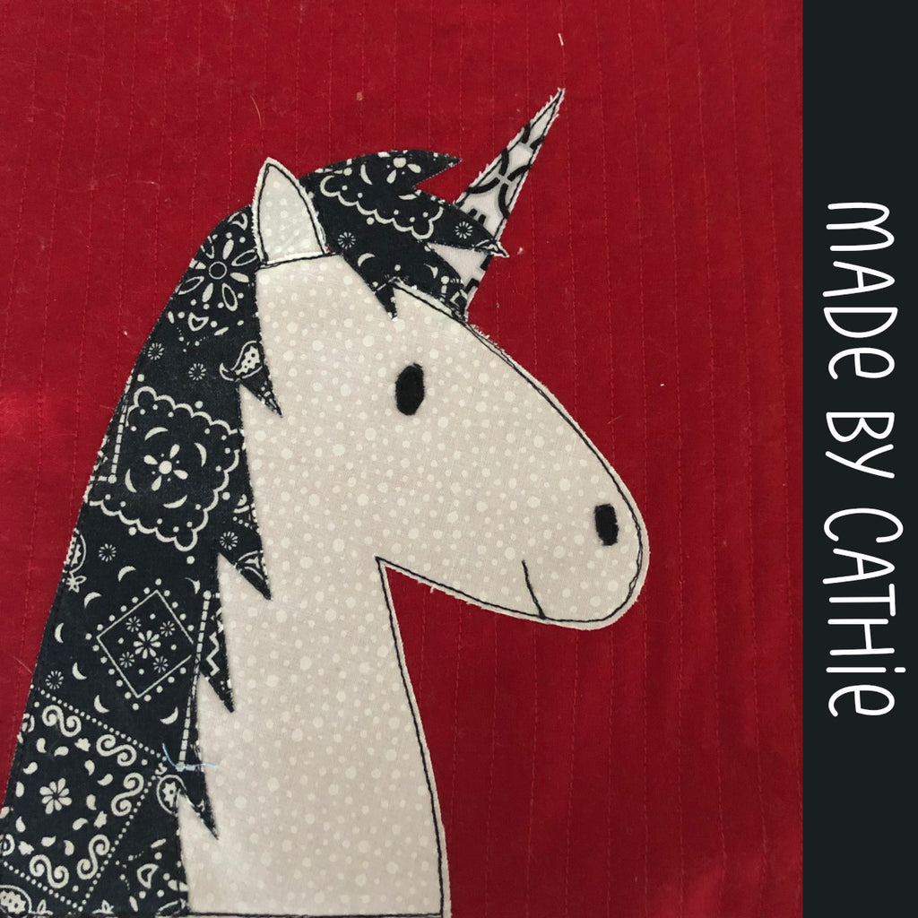 Featured image of post Unicorn Applique Quilt Pattern : Appliqué is one of the many skills that is admired by many and attempted by few.