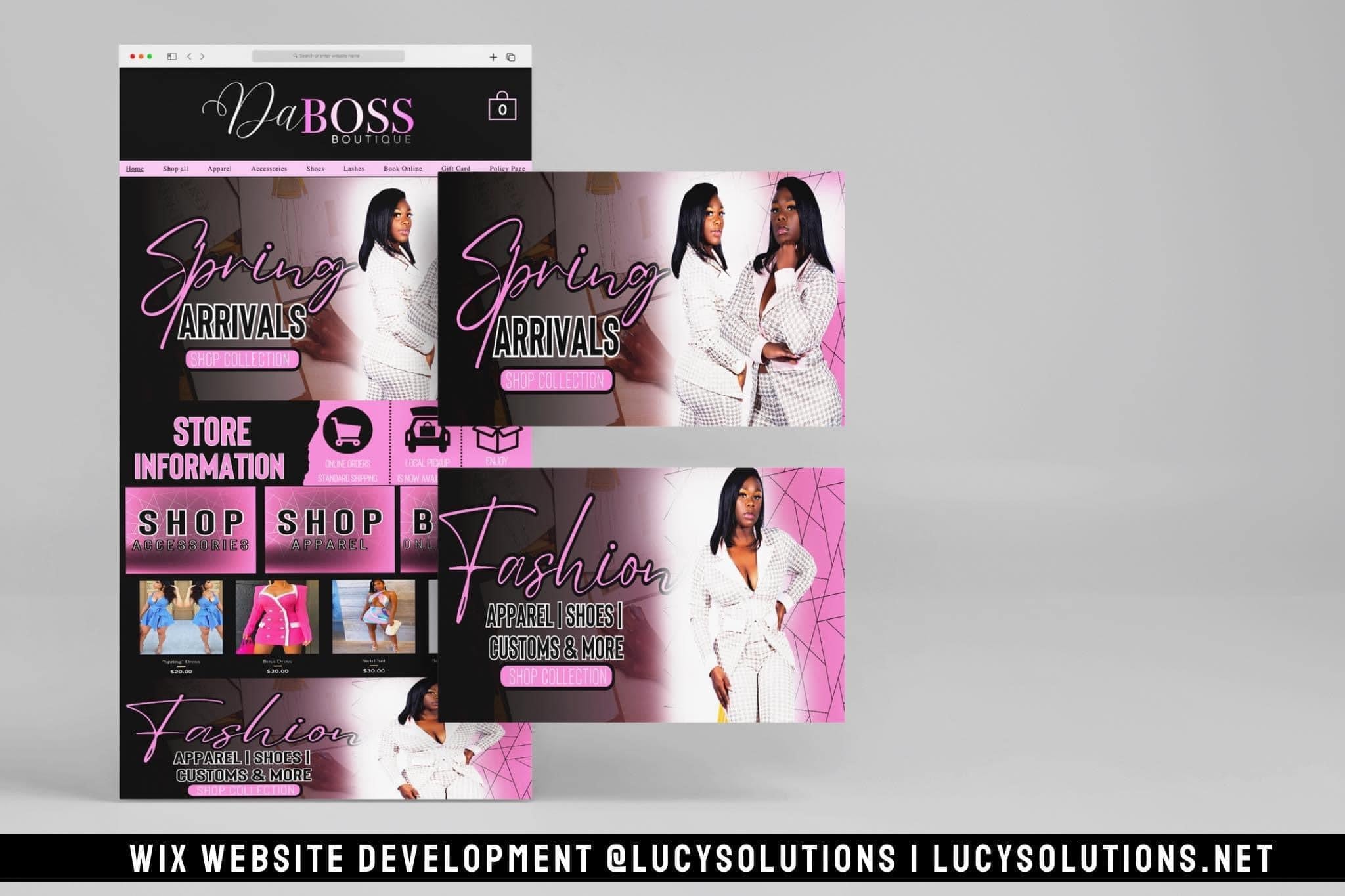 Website + flyers + business cards