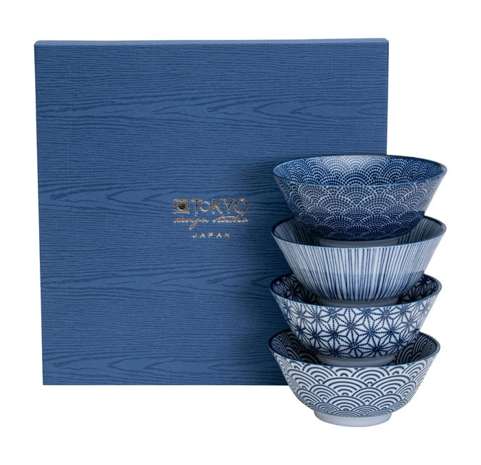 Nippon Blue Bowls Set