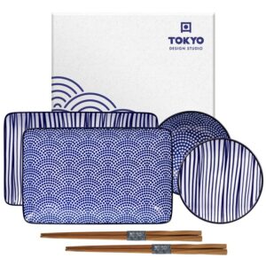 Sushi Set Nippon Blue Tokyo Studio Design