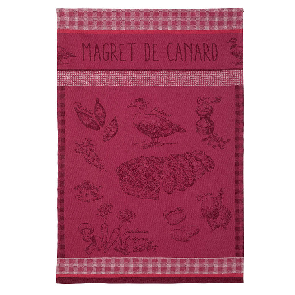 French Metro Cotton Terry Square Towel by Coucke