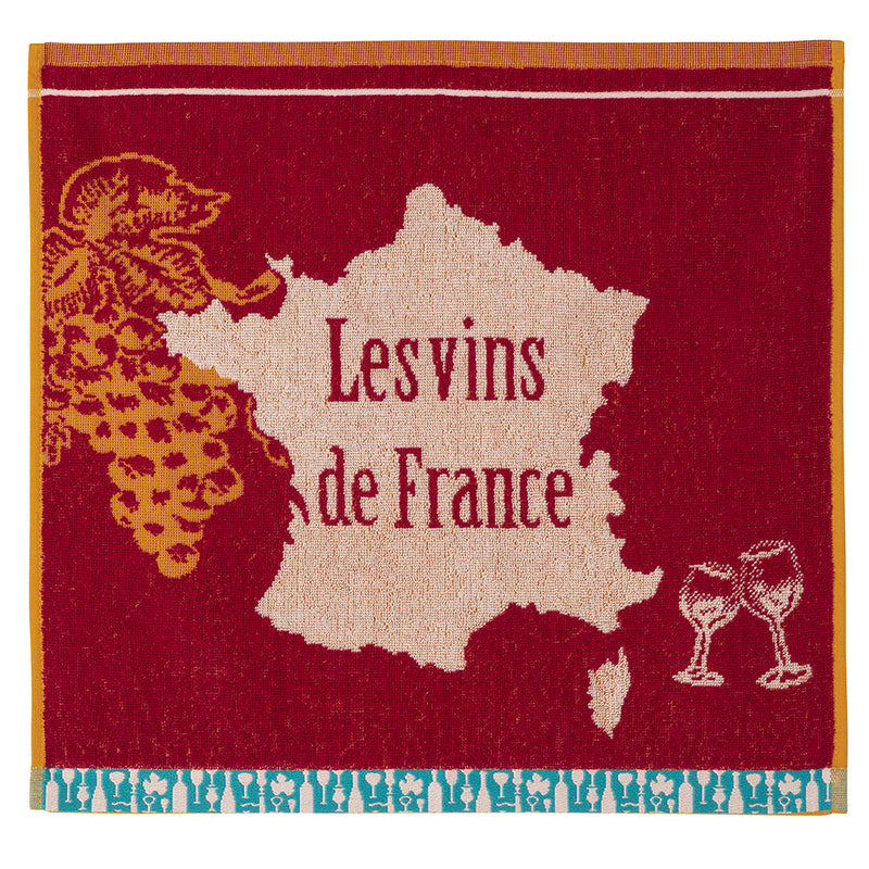 Tea Time (Instant The) French Jacquard Cotton Dish Towel by Coucke - I  Dream of France