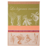 Root Vegetables French Tea Towel by Coucke