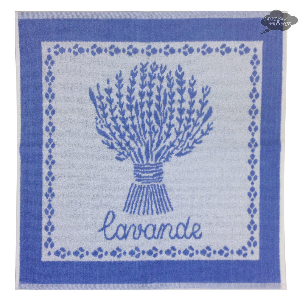 French Metro Cotton Terry Square Towel by Coucke