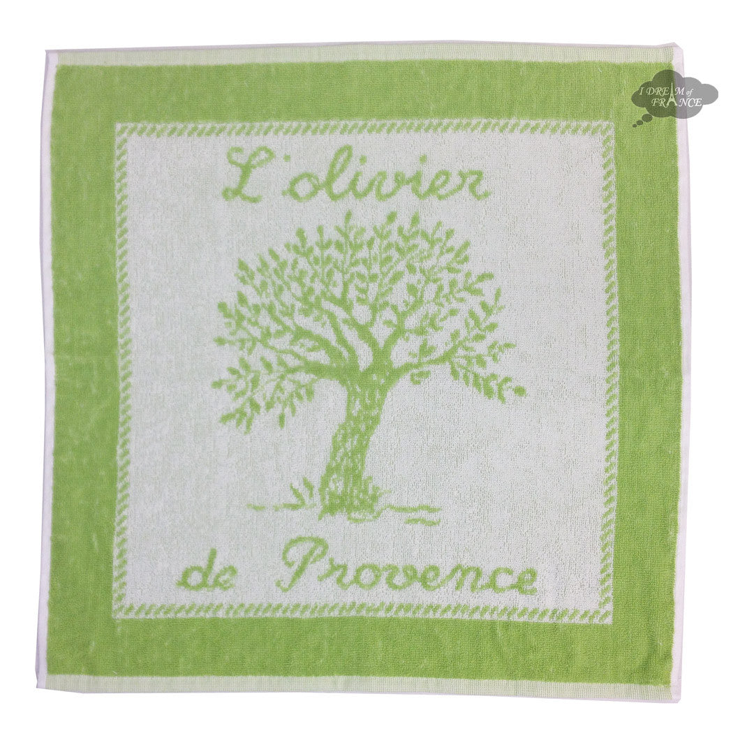 French Metro Cotton Terry Square Towel by Coucke