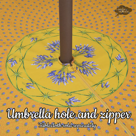 Add An Umbrella Hole To A Tablecloth French Tablecloths And Tea