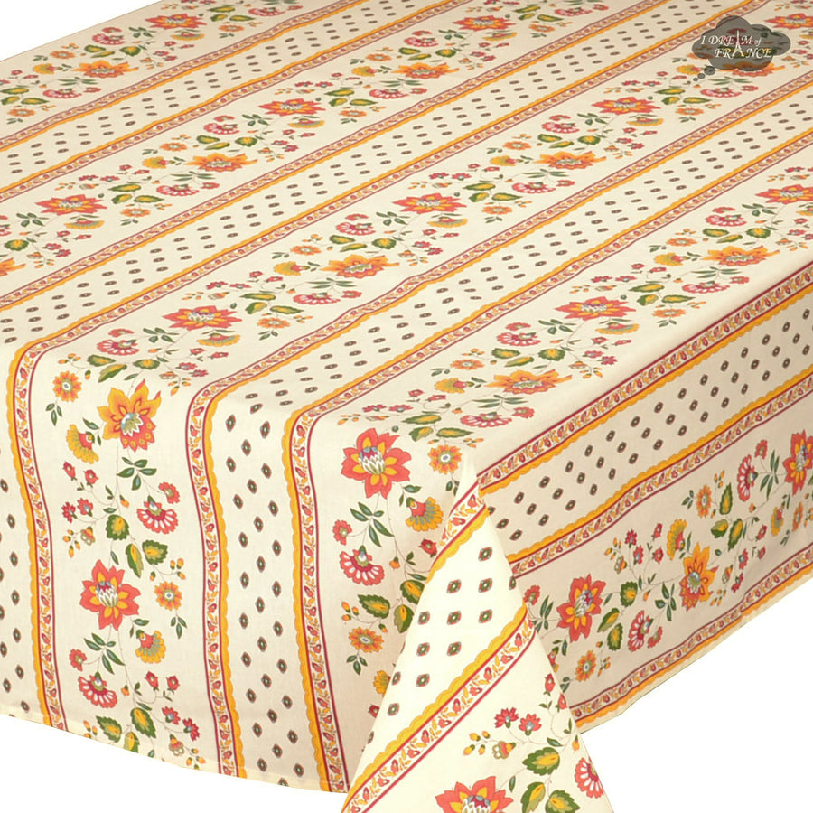 cream rectangular tablecloth