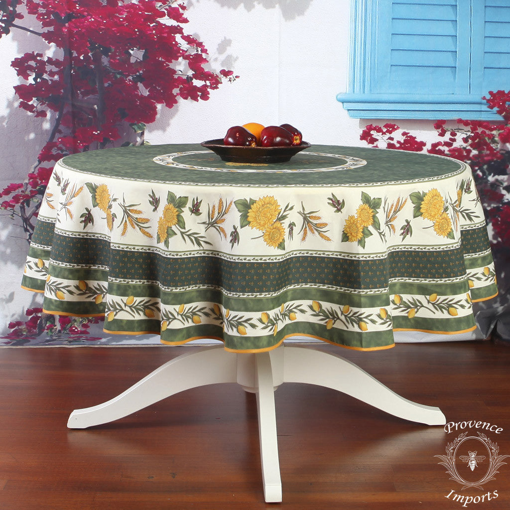 French Table Linens Cotton Polyester and Acrylic Coated - I Dream of France