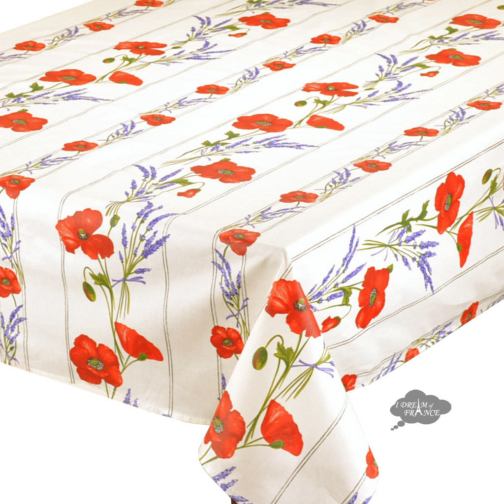 cream rectangular tablecloth