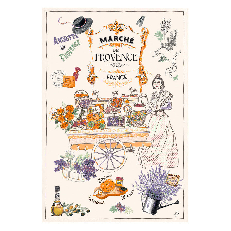 Rosé Tea Towel