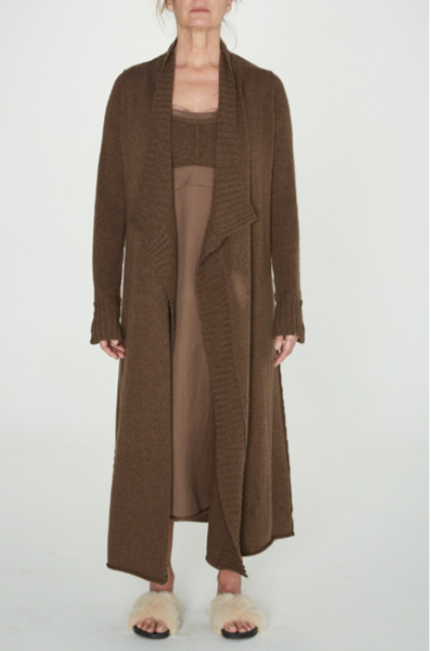 Brazeau Tricot Cashmere Wood Pub Coat