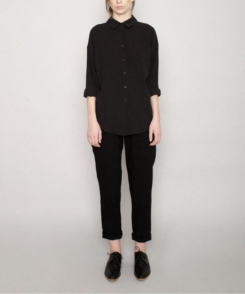 Women's Black Dolman Shirt by 7115 by Szeki | PATRICIA