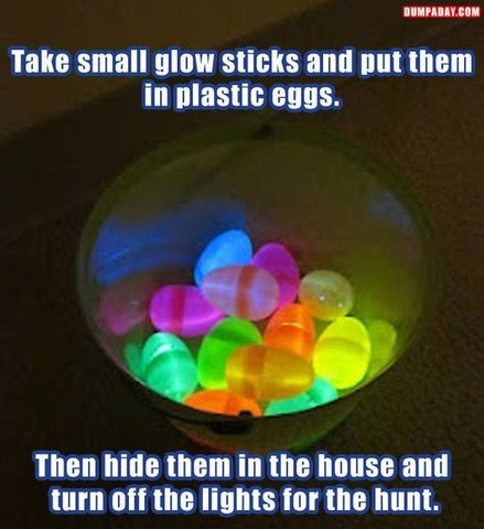 Have a Glow in the Dark Easter Egg Hunt