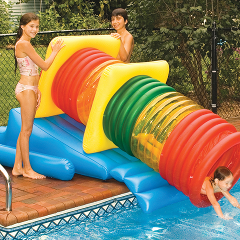 Inflatable Water Slide for Your In Ground Pool - The original Canopy Chair from Renetto®