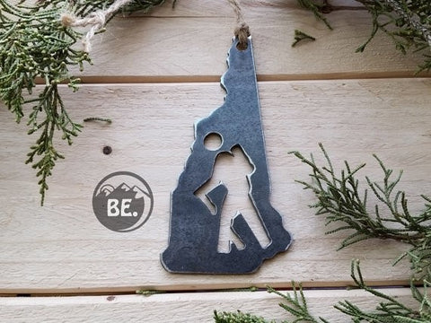 Steel Trail Marker Ornament - Outdoors Enthusiast Renetto 