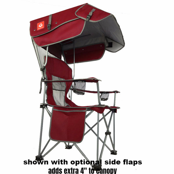 heavy duty folding chair with canopy
