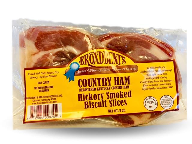 Hickory Smoked BAcon, Broadbent Original BAcon