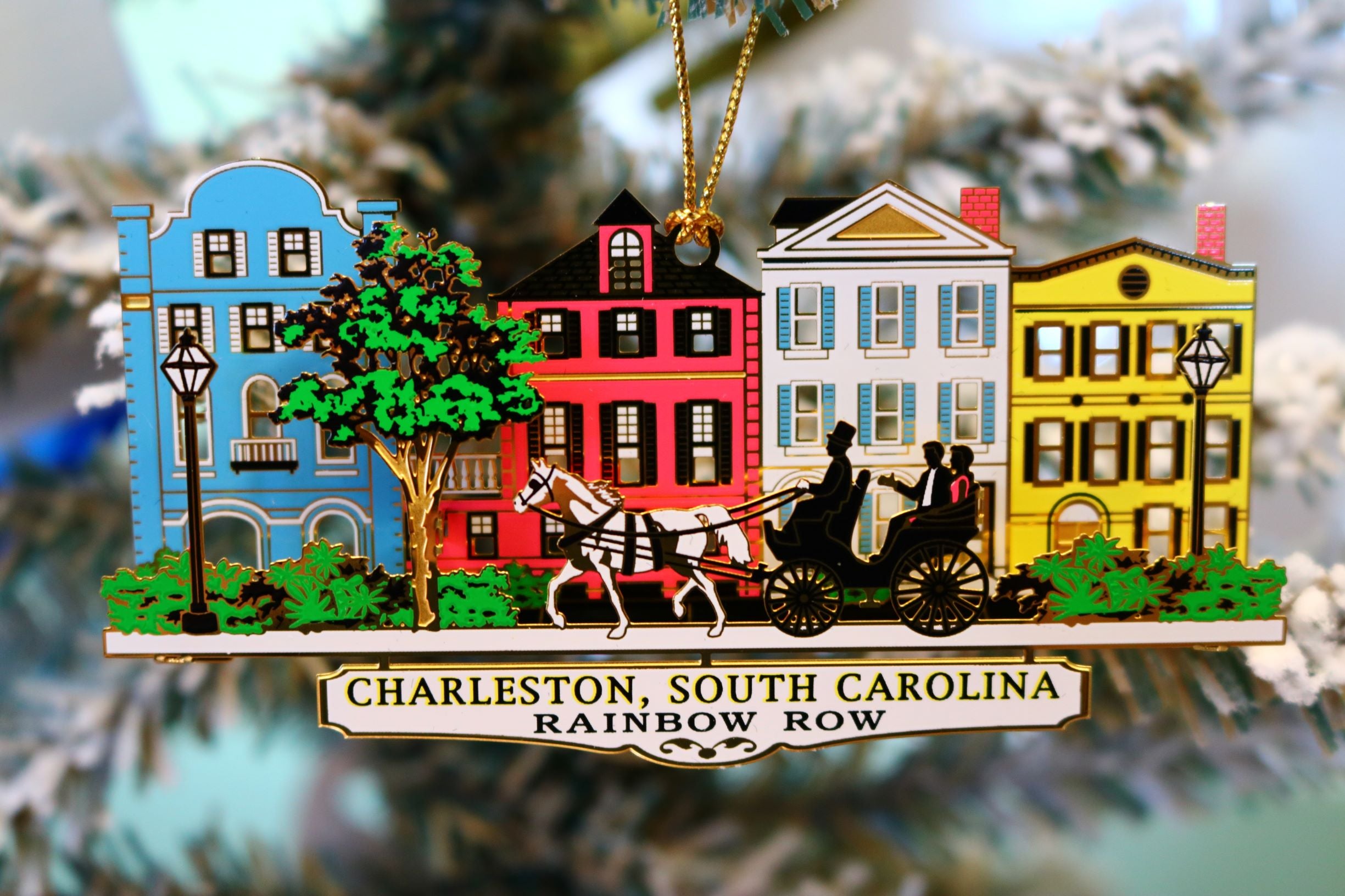 Charleston Brass Holiday Ornament Charleston Specialty Foods