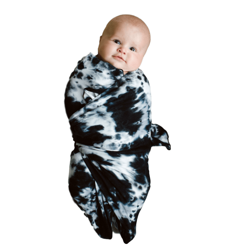 Kanga Care Serene Premium Viscose Of Bamboo Muslin Double Layer Reversible  Baby Small Blanket 47x47 - Unity Black : Target