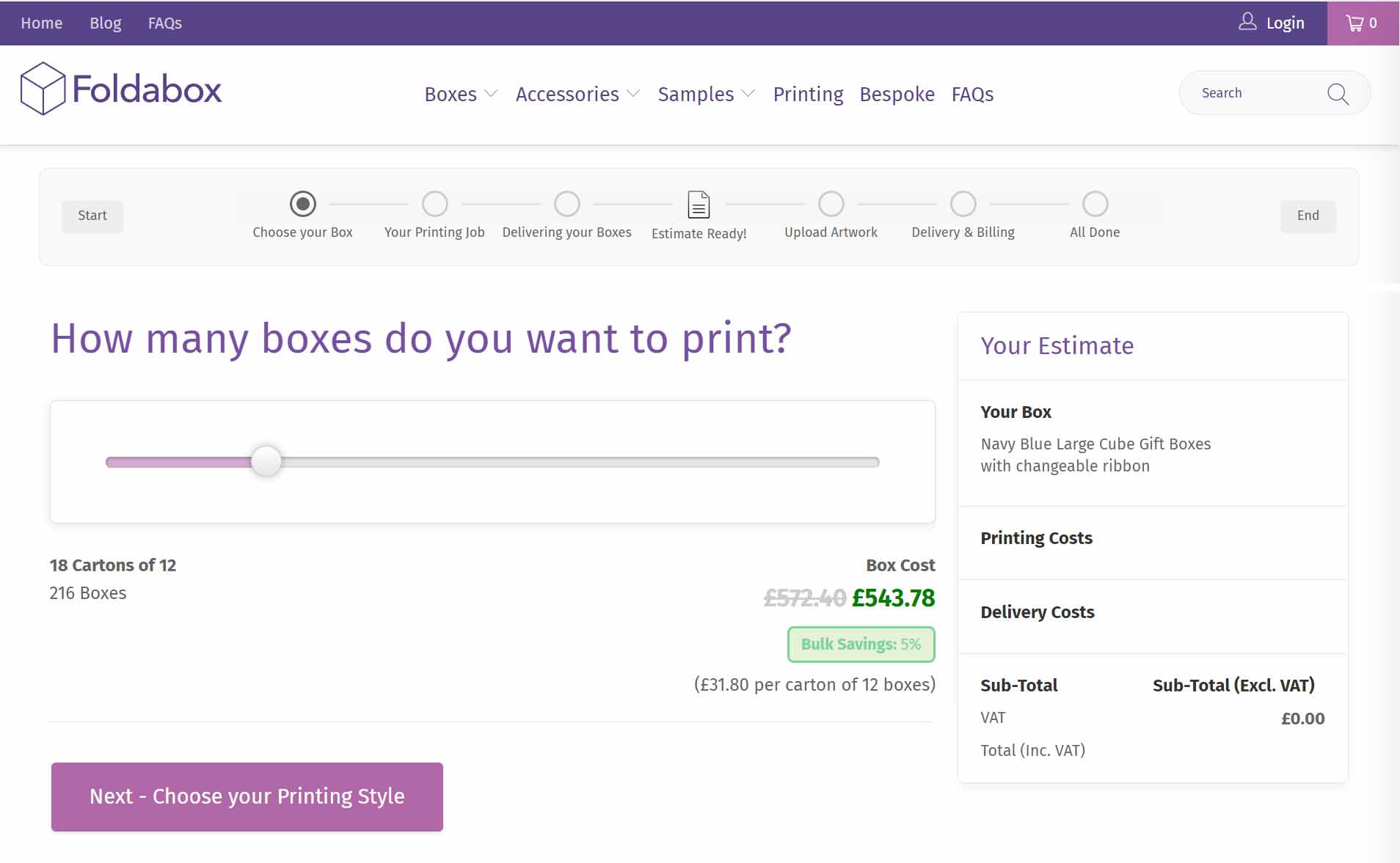 Foldabox custom printing Shopify app