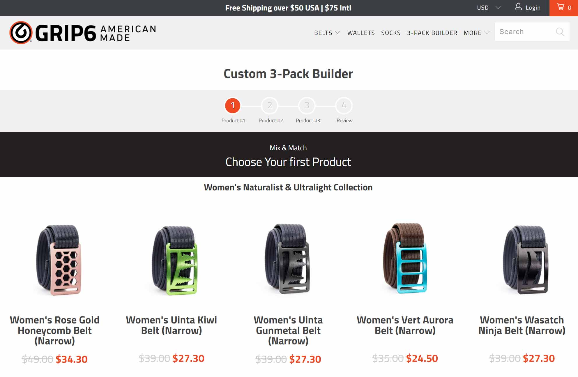 Grip6 Multipack journey buying Shopify custom app