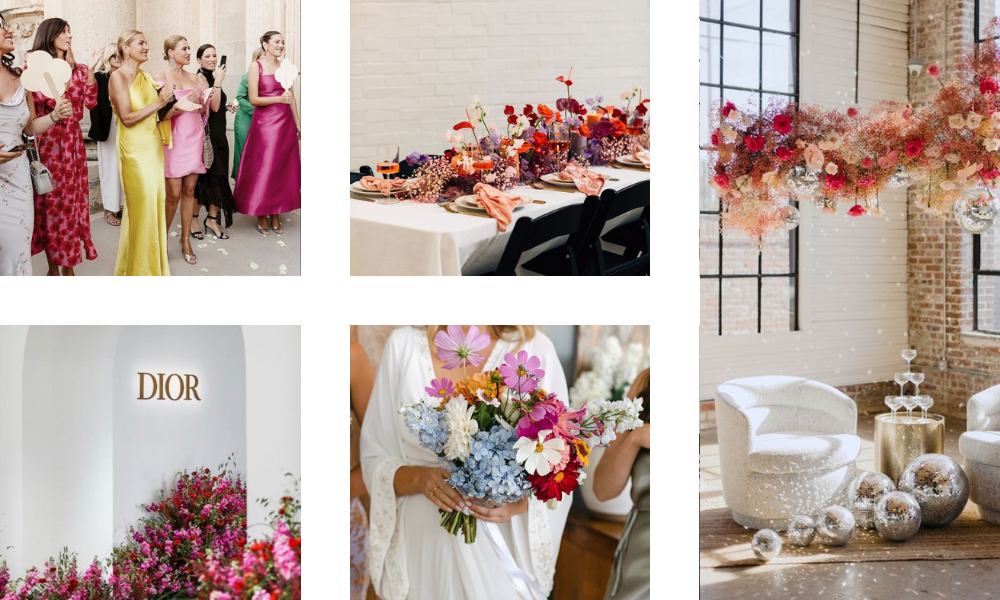 colourful wedding inspiration