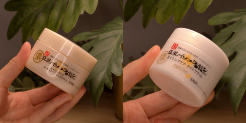 Sana Nameraka Honpo Wrinkle Night Cream and 5 in 1 anti wrinkle gel cream