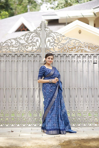 latest indigo sarees-special indigo sarees