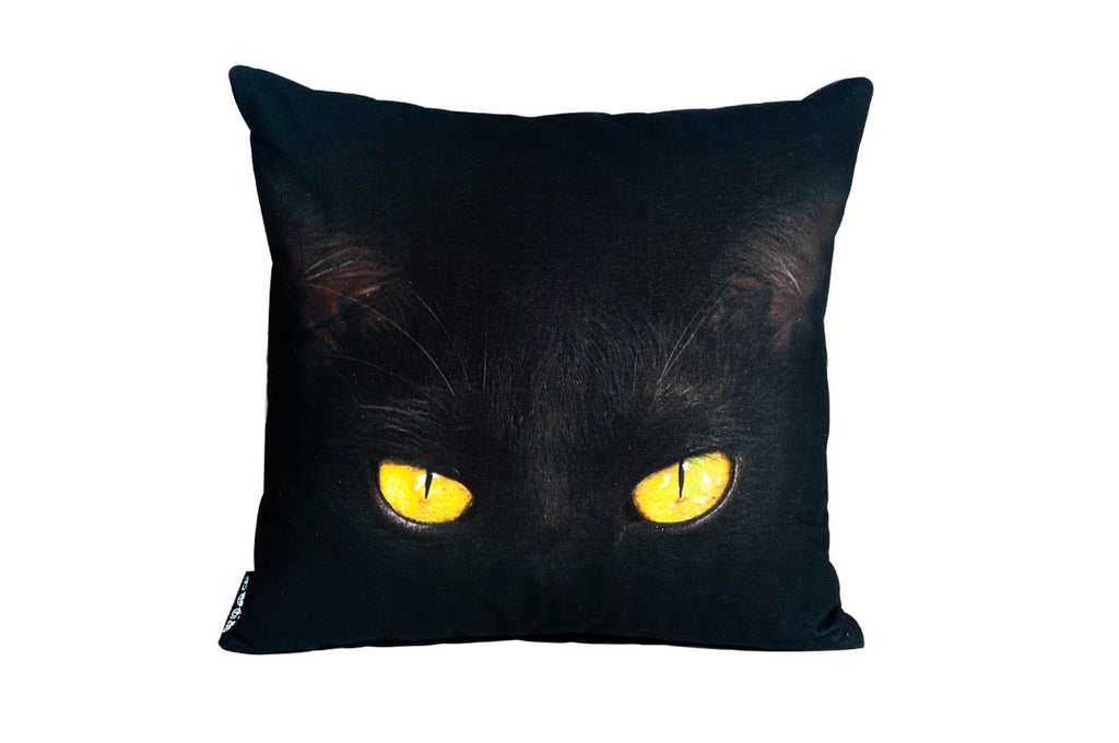 Black Cat Pillow