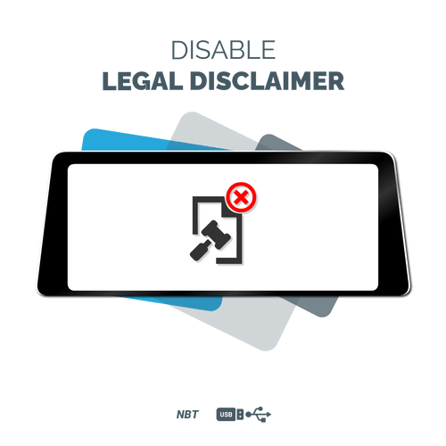DISABLE LEGAL DISCLAIMER - NBT UNITS - USB CODING