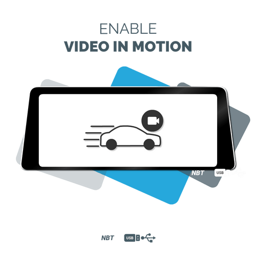 VIDEO IN MOTION ACTIVATION - NBT UNITS - USB CODING