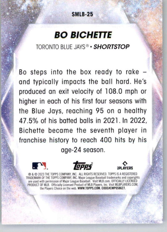 2023 Topps Bo Bichette Stars of MLB #SMLB-25 Toronto Blue Jays